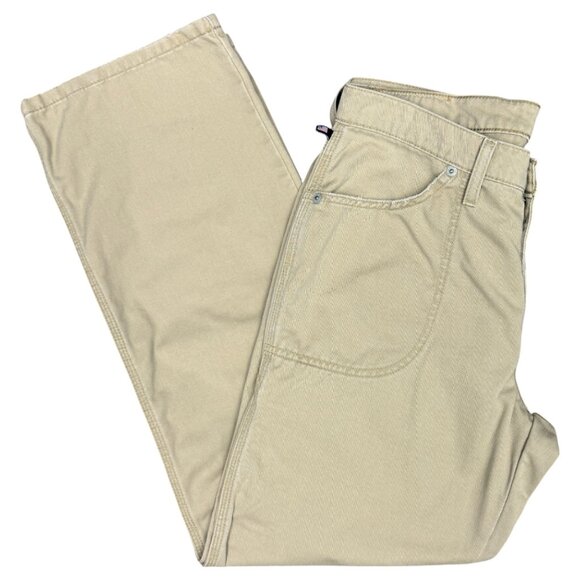 VINTAGE Women's RALPH LAUREN POLO JEANS Co. Saturday Carpenter Khaki Pants | 8 - Picture 2 of 8